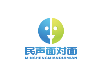 孙金泽的民声面对面logo设计