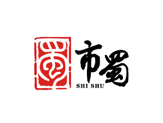 周金进的市蜀美食logo设计logo设计