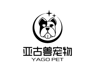 张俊的亚古兽宠物logo设计