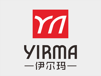 唐国强的伊尔玛logo设计