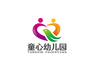 王涛的童心幼儿园logo设计