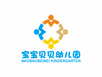 何嘉健的宝宝贝贝幼儿园logo设计
