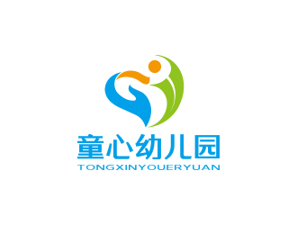 孙金泽的童心幼儿园logo设计
