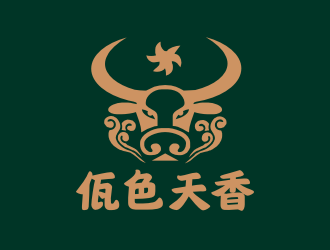 姜彦海的佤色天香logo设计