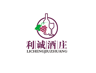 秦晓东的利诚酒庄logo设计