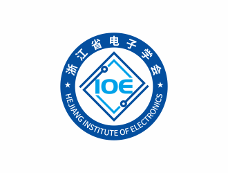 何嘉健的浙江省电子学会logo设计