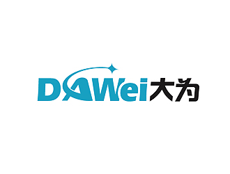 秦晓东的DaWei字母LOGO设计，酷炫简洁，有力量感logo设计