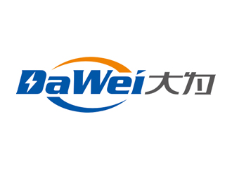 赵鹏的DaWei字母LOGO设计，酷炫简洁，有力量感logo设计