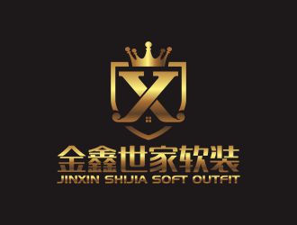 金鑫世家软装logo设计