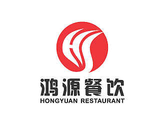 彭波的鸿源餐饮logo设计