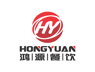 彭波的鸿源餐饮logo设计