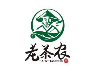 老茶农logo设计