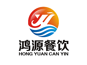 劳志飞的鸿源餐饮logo设计