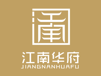 李杰的江南华府房地产开发logo设计