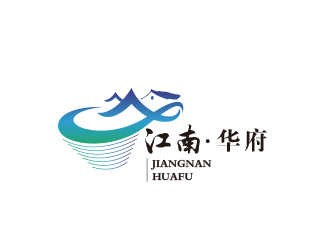 黄安悦的江南华府房地产开发logo设计