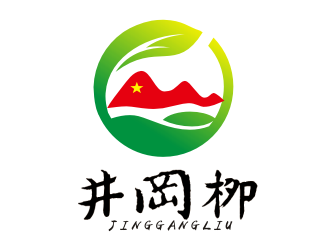 李杰的井岗柳logo设计