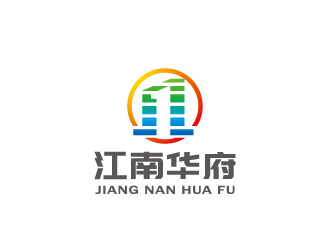 周金进的江南华府房地产开发logo设计