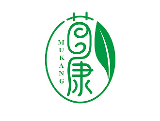 盛铭的苜康保健品logo设计