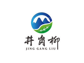 朱红娟的井岗柳logo设计