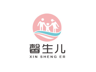朱红娟的馨生儿logo设计