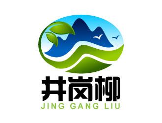 晓熹的井岗柳logo设计