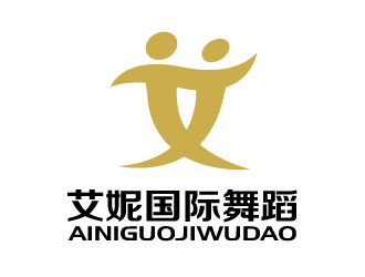 艾妮国际舞蹈logo设计
