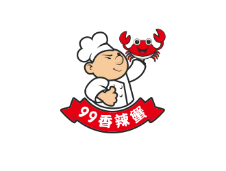 孙金泽的99香辣蟹logo设计