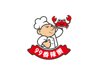 99香辣蟹logo设计