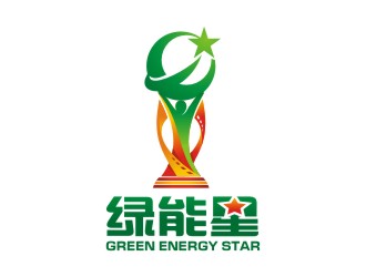 绿能星logo设计