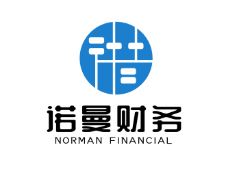 姜彦海的诺曼财务logo设计