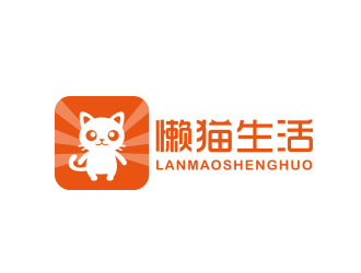 朱红娟的懒猫生活互联网金融行业logologo设计
