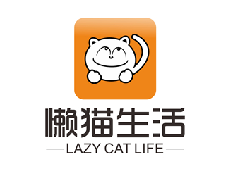 唐国强的懒猫生活互联网金融行业logologo设计