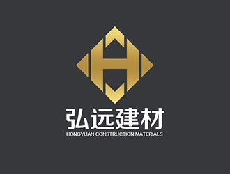 吴晓伟的弘远建材logo设计