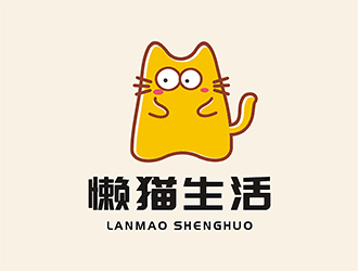 梁俊的懒猫生活互联网金融行业logologo设计