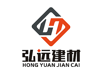 劳志飞的弘远建材logo设计
