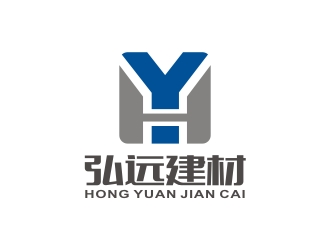 李泉辉的弘远建材logo设计