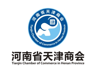 曾翼的河南省天津商会徽标logo设计logo设计