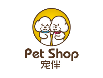 张俊的宠伴宠物店logologo设计