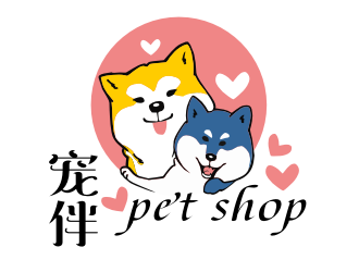 姜彦海的宠伴宠物店logologo设计