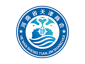 劳志飞的河南省天津商会徽标logo设计logo设计
