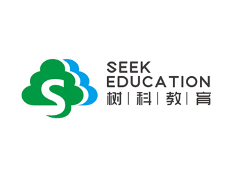 赵鹏的树科教育字体logo设计logo设计