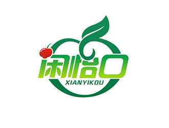 闲怡口logo设计