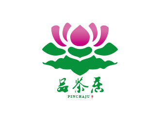 品茶居素食餐厅标志设计logo设计