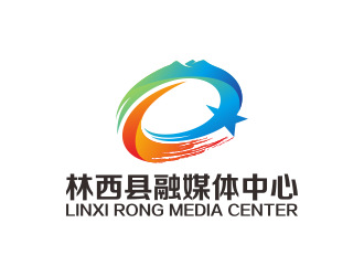 林西县融媒体中心logo设计