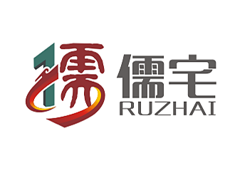 劳志飞的儒宅logo设计