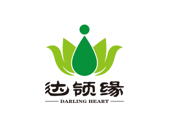 孙金泽的达领缘（英文：Darling Heart）茶叶商标设计logo设计