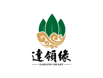 孙金泽的达领缘（英文：Darling Heart）茶叶商标设计logo设计