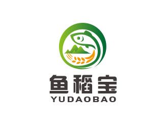 朱红娟的鱼稻宝logo设计