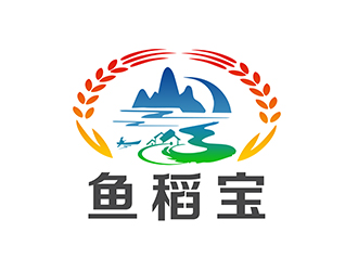潘乐的鱼稻宝logo设计
