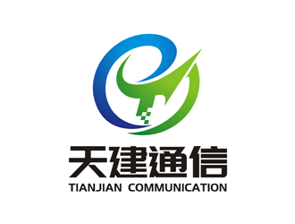 谭家强的深圳市天建通信有限公司logo设计